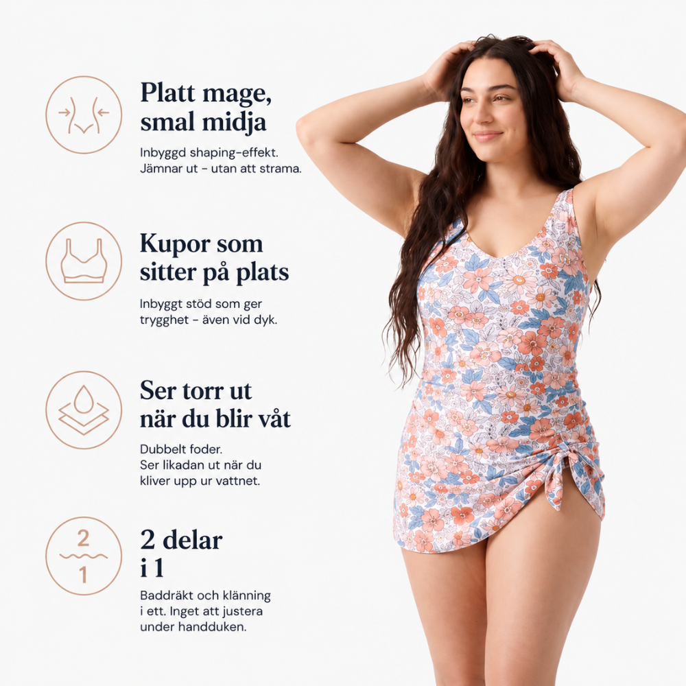 SculptWrap Swim Dress
